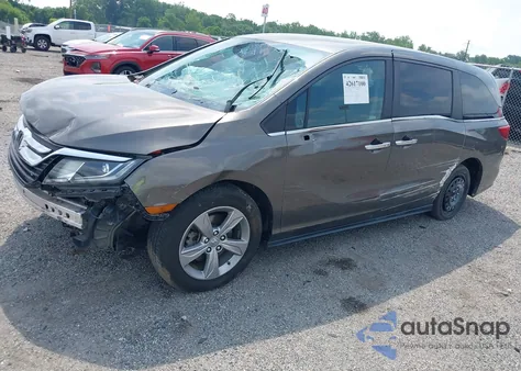 2019 Honda Odyssey Ex z USA, uszkodzony, nr VIN 5FNRL6H51KB117415